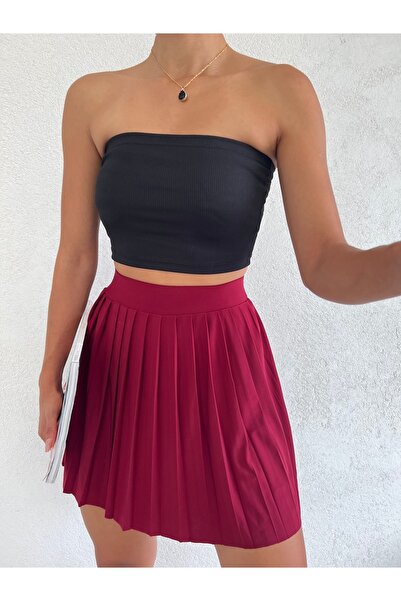 Winmoda34 Women's Tennis Skirt Sports Skirt with Internal Tights