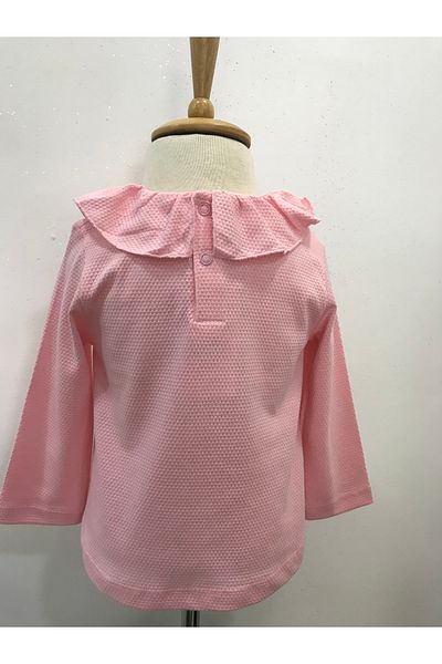 Çikoby Baby Girl Collar Ruffle T-Shirt