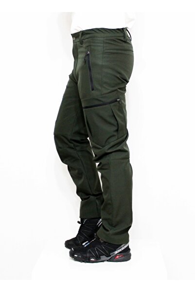 Mudwill Haki Zipper Kargo Cepli Softshell Pantolon
