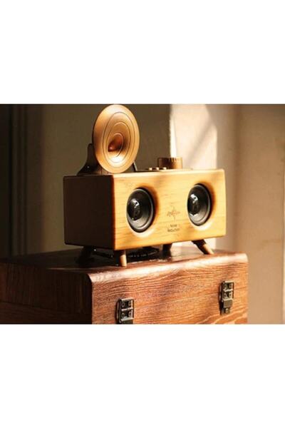 M90 B6 Gramafon Radyo Müzik Apollo 3d Ses Teknolojisi Yüksek Ses Kalitesi Nostaljik