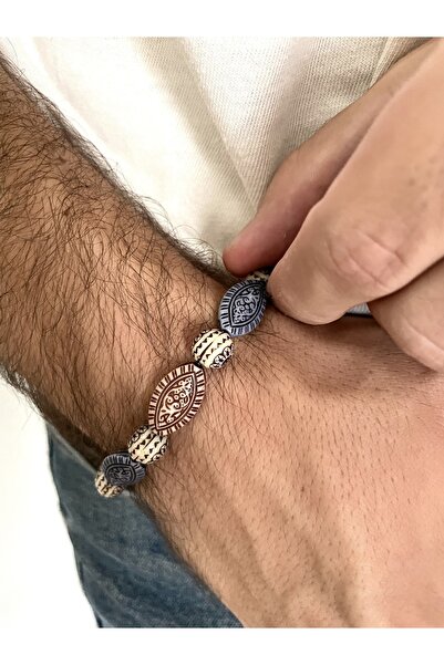 Padore Accessory Erkek - Elegant > Motifli Şık Tasarım Ahşap Padore Bileklik ...