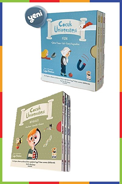 Sincap Kitap Çocuk Üniversitesi 1 (biyoloji) Ve Çocuk Üniversitesi 2 (fizik)
