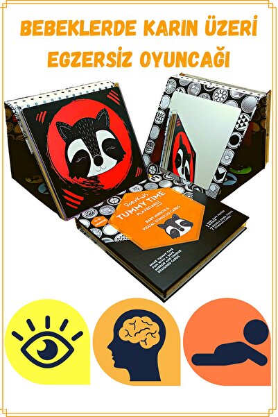DoerKids Tummy Time Bebek Aynası & Bebek Zeka Kartları