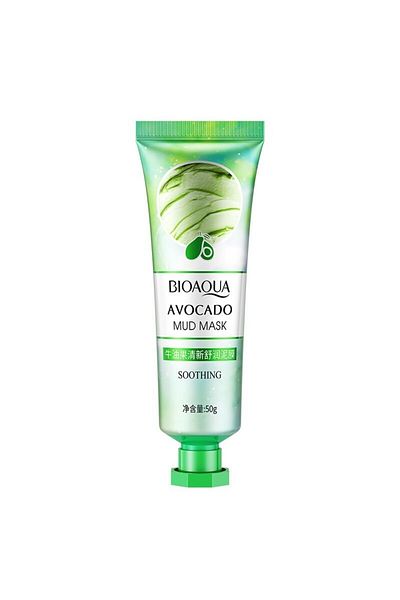 Bioaqua Avocado Soothing Purifying Moisturizing Mud Clay Mask 50 gr