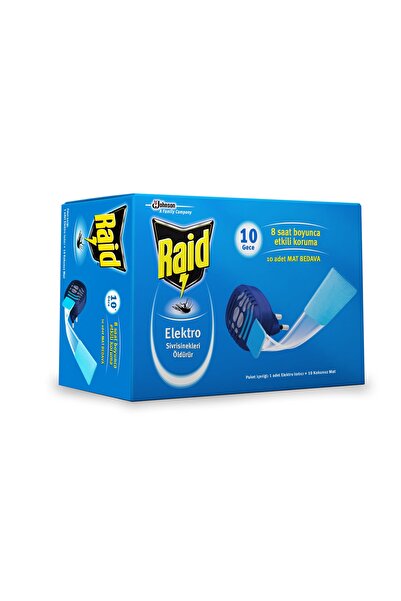Raid Elektro Mat Kokusuz Cihaz ve 10'lu Tablet Sivrisinek