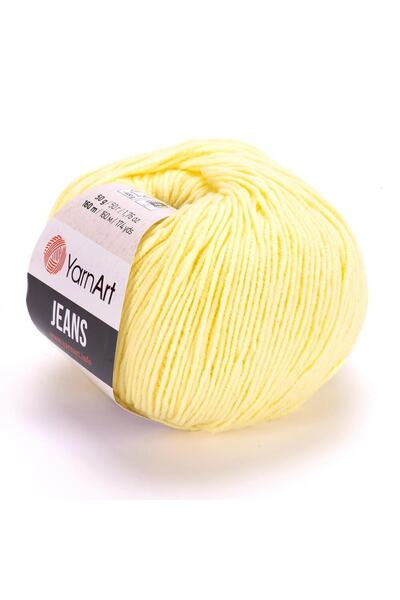 Yarnart Jeans Soft Sarı El Örgü Ipliği