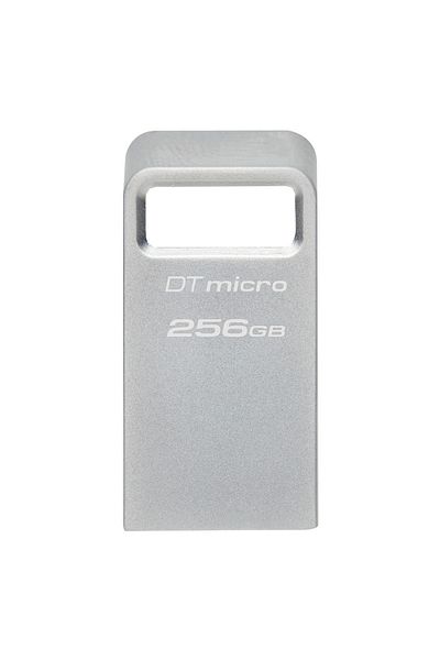 Kingston Datatraveler Micro Dtmc3g2 256 جيجابايت 200 ميجابايت/ثانية معدن USB 3.2 Gen 1 ذاكرة فلاش