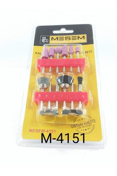 Genel Markalar Meşem 4151 Mini Taşlama Ve Tel Fırça Seti 12 Parça