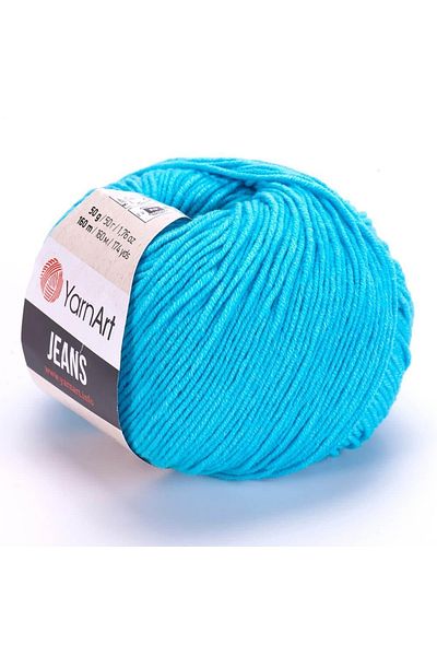 Yarnart Jeans Amigurimi & Motif Πλεκτό Χειροποίητο Σχοινί - 33 Τυρκουάζ