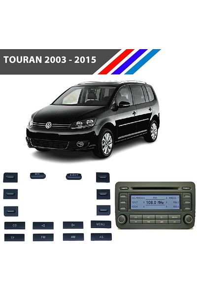 ELG Vw Touran Radio CD Player Keypad 16 Pieces 2003 - 2015 M2153