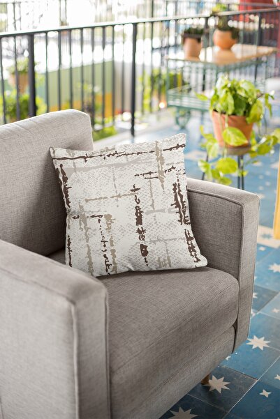 Viva Home 43x43 см Преміум тканина з конячої шерсті Двостороння подушка в сти...