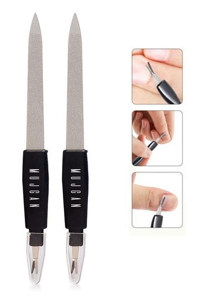 MUJGAN Silver Rasp with Meat Pusher 2 Pieces
