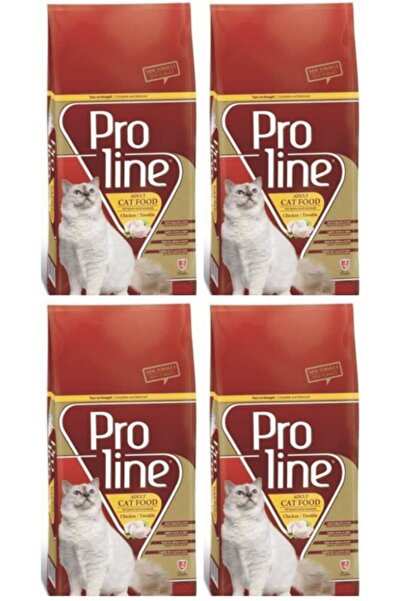 Pro Line Tavuklu Yetişkin Kedi Maması 4x1,5 kg