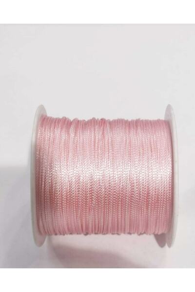 RLX BUJİTERİ Κολιέ με κορδόνια αλεξίπτωτου και βραχιόλι Κορδόνι Ροζ Re 0,8mm 100 Mt