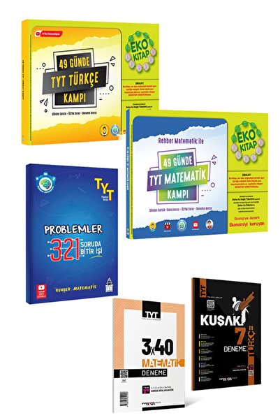 Marka Yayınları 2023 49 Günde Tyt Matematik Ve Türkçe Kampı Eko Tonguç Akadem...