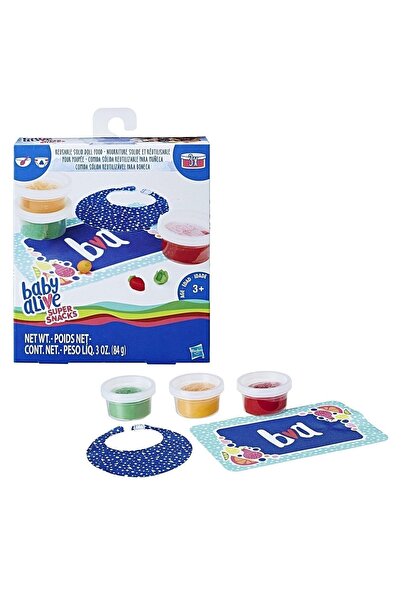 Hasbro C2727 با سوبر سناكس عبوة طعام احتياطية / بيبي لايف عبوات احتياطية +3 س...