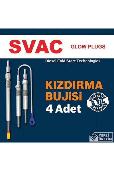 FESAN Fiat Linea 1.3 Multijet Euro 5 Glow Plug 4 Pieces 2007--2014