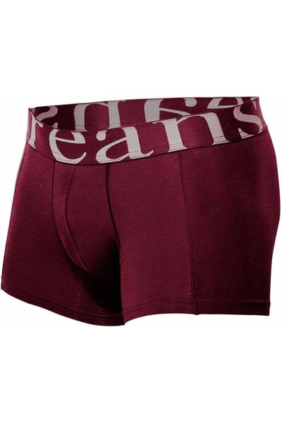 Doreanse Men's Claret Red Modal Bag Regular Leg Boxer 1777