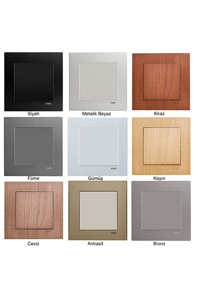 VİKO Artline Novella Bronze Quintet Frame - All Colors