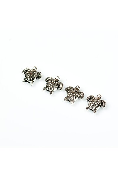 yfhobi 4 Adet - 10 Mm, Kaplumbağa Desenli Metal Uç, Ortadan Delik Ara Parça, ...