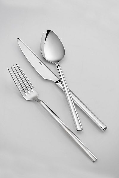 Hisar Fethiye 30 Piece Steel Fork Spoon Knife Set