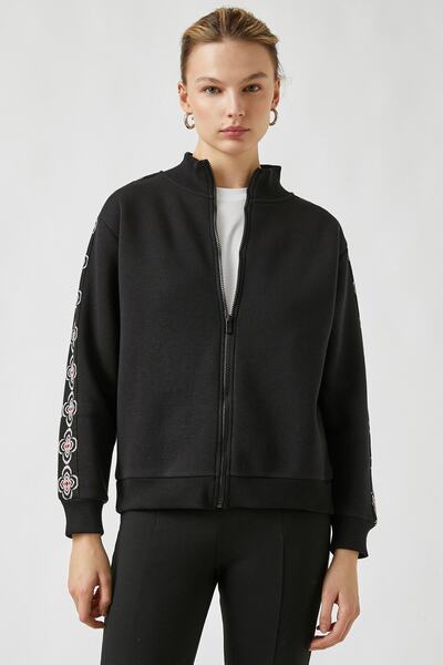 Koton Hanorac negru pentru femei 2WPK10003EK