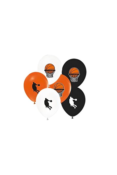 DÜVENCİ TİCARET Basketball Printed 12" Pastel Balloon