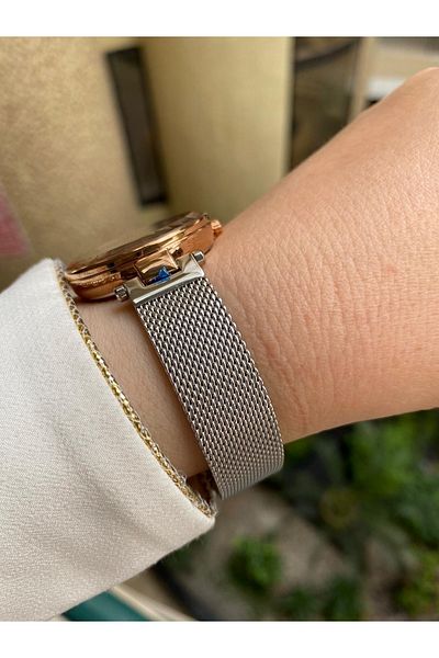 FERRO Silver Straw Cord Women's Wristwatch F21926c-e F21926c-e