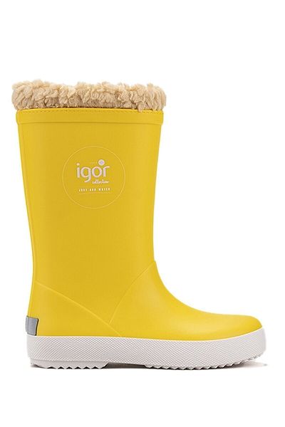 IGOR Splash Nautico Borreguito Yellow Boots Size 28