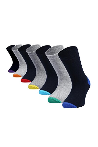 Bolero 7'li  Çocuk Çorabı Çok Renkli Görseldekiler Unisex