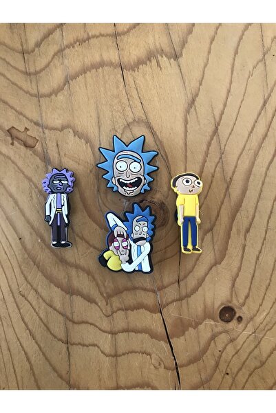 Crocs Jibbitz Terlik Süsü 4’lü Rick And Morty Temalı