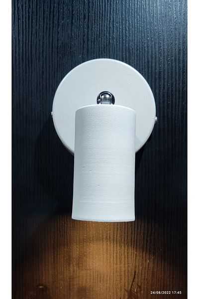 demet habek mylights Mylights White Case Silver Joint LED Sconce Movable Spot Luminaire Daylight