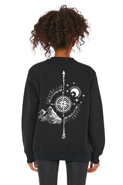 BENROMA Unisex Printed Sweat