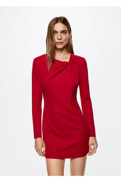 MANGO Woman Fodor részletes ruha