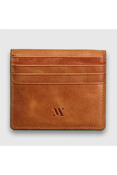 My Valice Men's Genuine Leather Wallet and Card Holder 1805 Light Tan