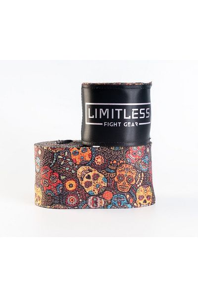 Limitless Μεξικάνικο Sugar Skull Boxing Bandage 3,5mtr