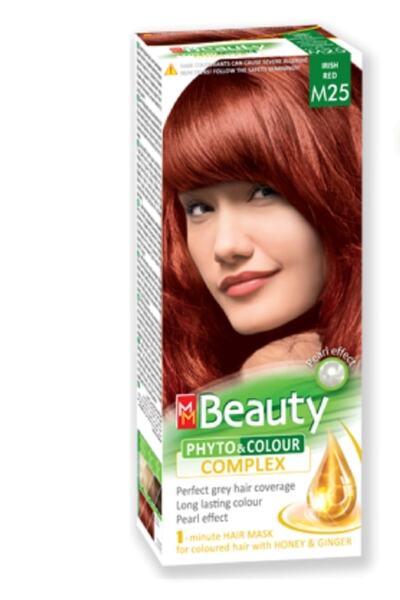 MM Beauty Saç Boyası M 25 ( Kızıl ) Set Boya