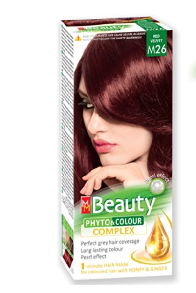 MM Beauty Saç Boyası M 26 ( Kadife Kızıl ) Set Boya