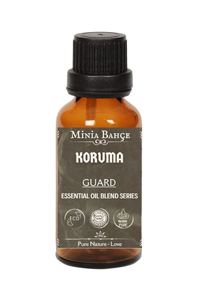 Minia Bahçe Bitki ve Sanat Atölyesi 100% Pure Protection Essential Oil - 10 Ml and Censer, Special Series