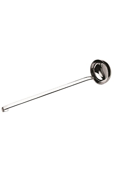 DSSERVO 5 No Krom Çelik Lokanta Kepçe Ağız Çap 13 Cm Uzunluk 56 Cm Kalınlık 2...