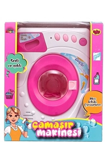 admay Pilli Sesli Ve Işıklı Orta Boy Oyuncak Çamaşır Makinesi