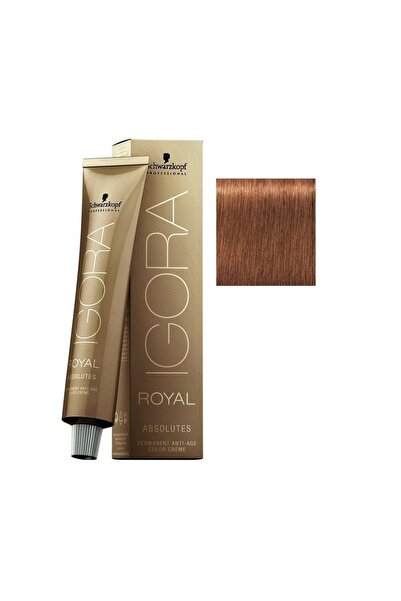 Schwarzkopf 2 Adet Igora Royal Absolutes 7-710 Kumral-bakır Sandre Saç Boyası...
