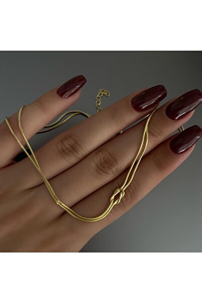 ZWEIG 925 Ayar Gümüş Düğüm Kolye