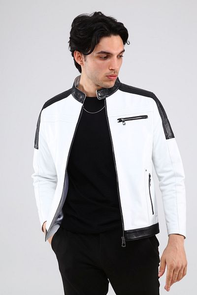 CE-YIL DERİ ÜRÜNLERİ Men's Genuine Leather Sports Coat