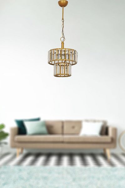 VENON Lighting Bert Single Kt Antique Chandelier