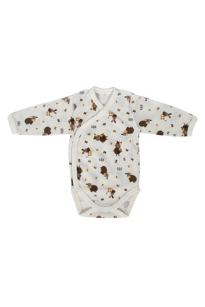 Sevi Bebe Unisex Children's White Premature Front Open Body Lamb