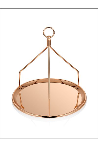 Narin Çaycı Small Presentation Tray - Copper