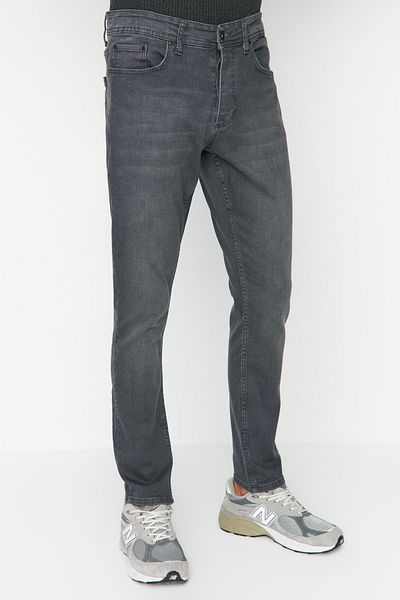 Trendyol Collection Flexible Anthracite Slim Fit Jeans - TMNSS21JE0068