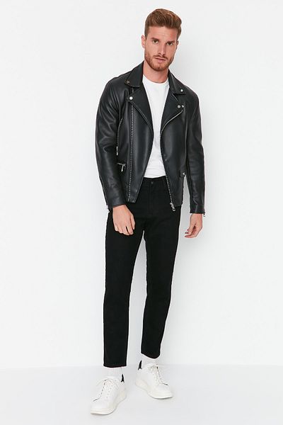 Trendyol Collection Μαύρο 100% βαμβάκι Relax Fit Boyfriend Jeans Τζιν παντελόνι TMNAW23JE00076