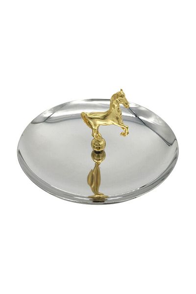 Narin Mini Plate with Horse Figure (12.5 Cm)